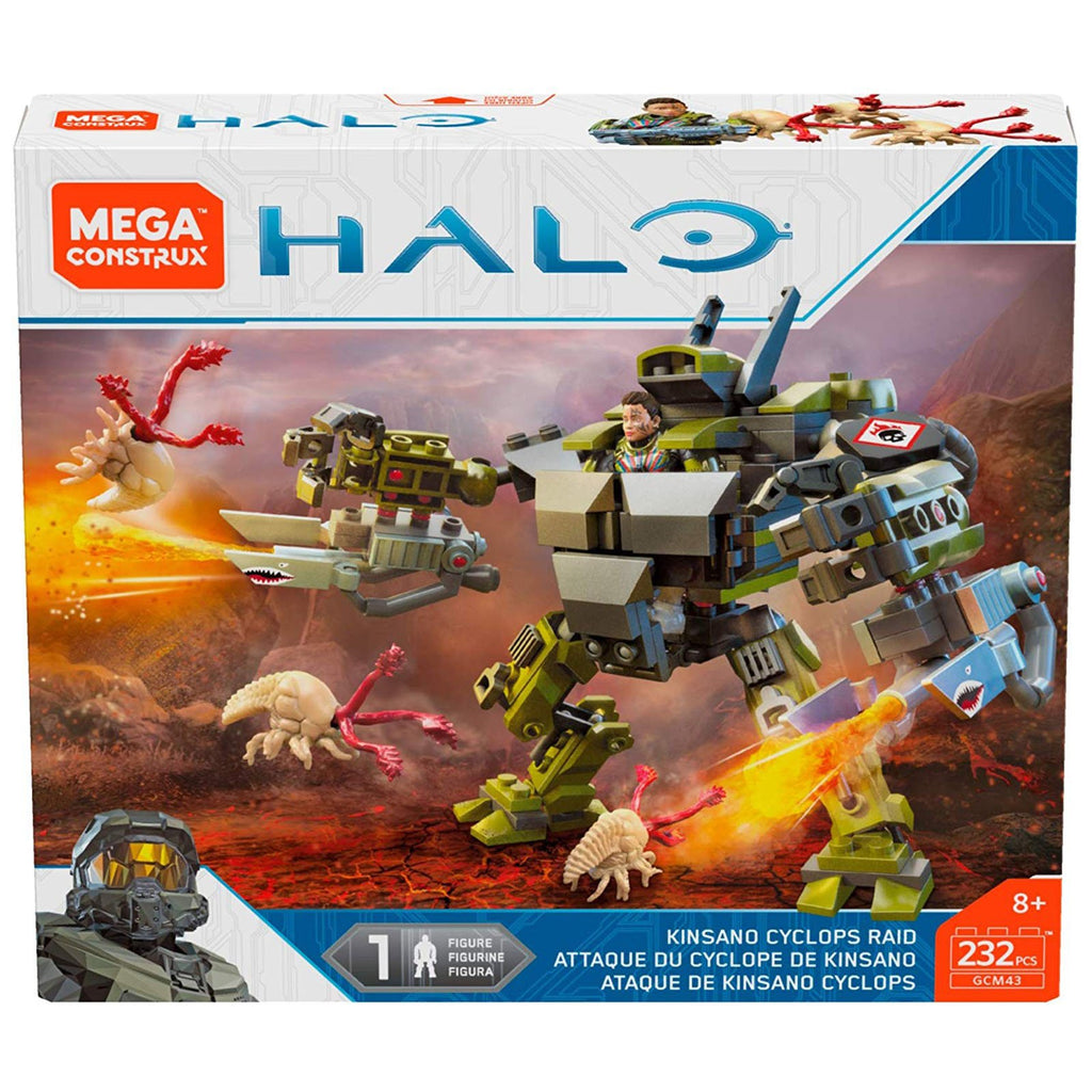 Mega Construx Halo Kinsano Cyclops Raid Building Set