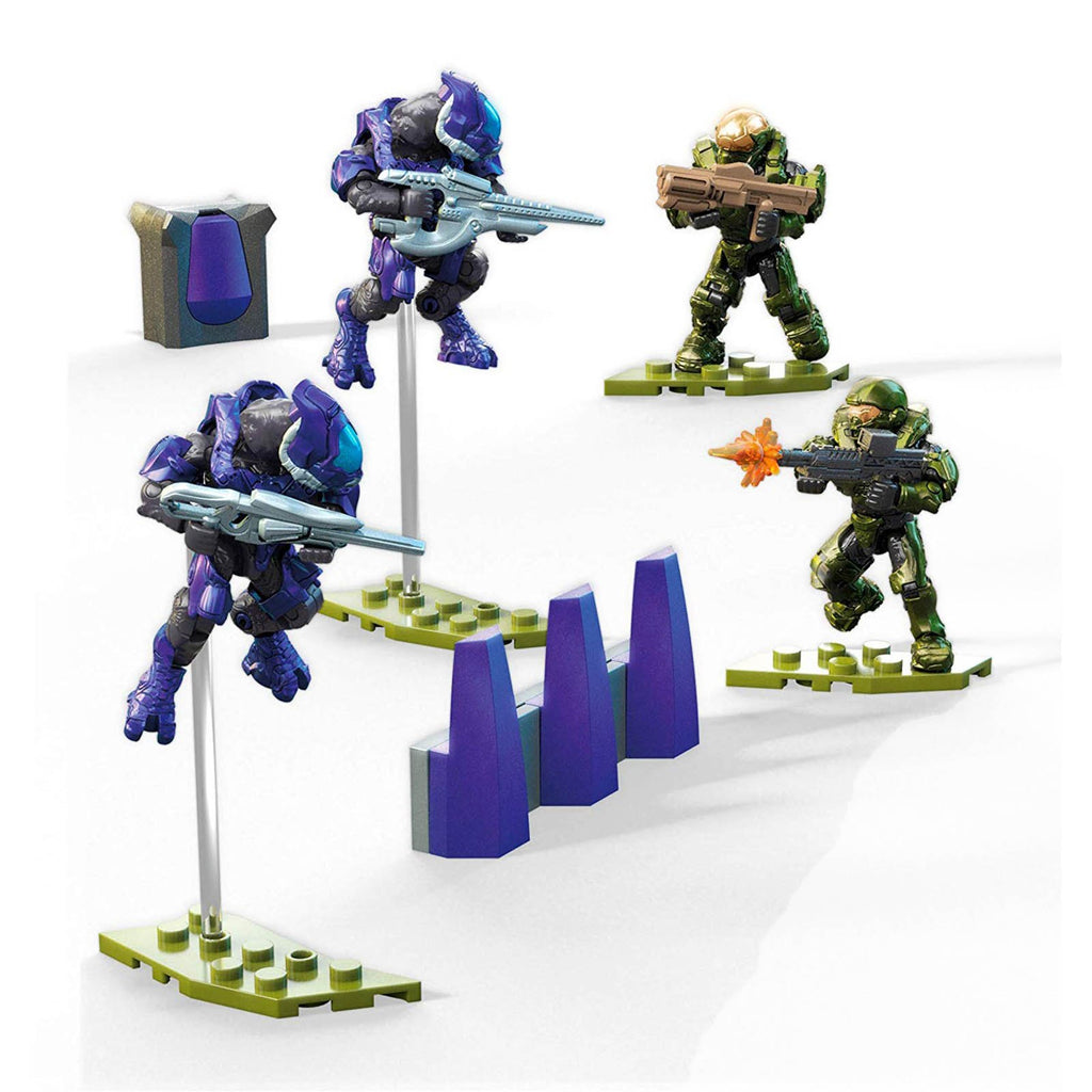Mega Construx Halo Pro Builders Spartan-IV Team Battle Building Set