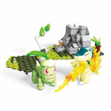 Mega Construx Pokemon Chikorita Vs Cyndaquil Building Set - Radar Toys