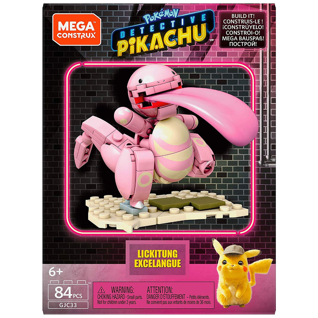 Mega Construx Pokemon Detective Pikachu Lickitung Building Set