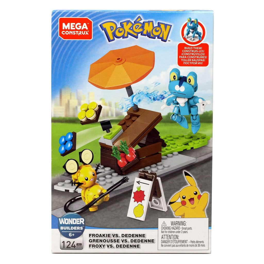 Mega Construx Pokemon Froakie Vs Dedenne Building Set
