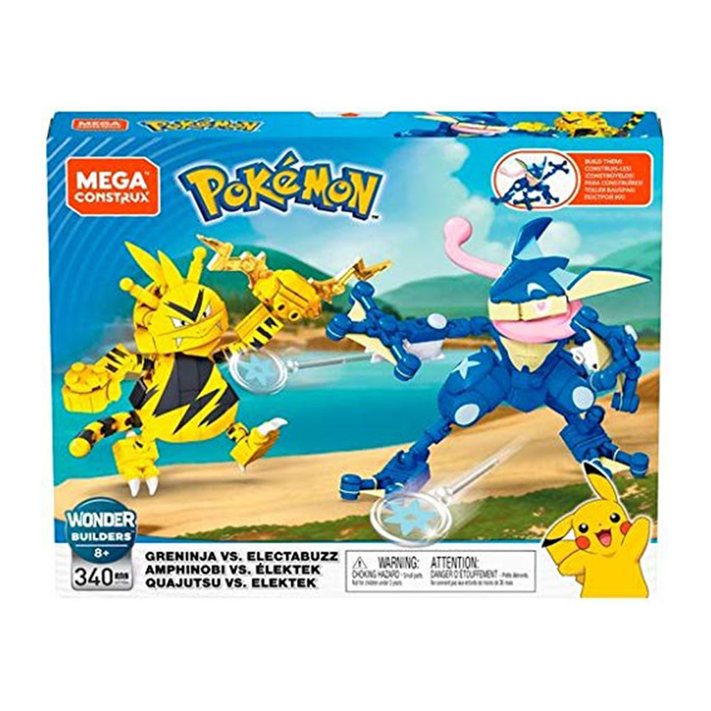 Mega Construx Pokemon Greninja Vs Electabuzz Building Set
