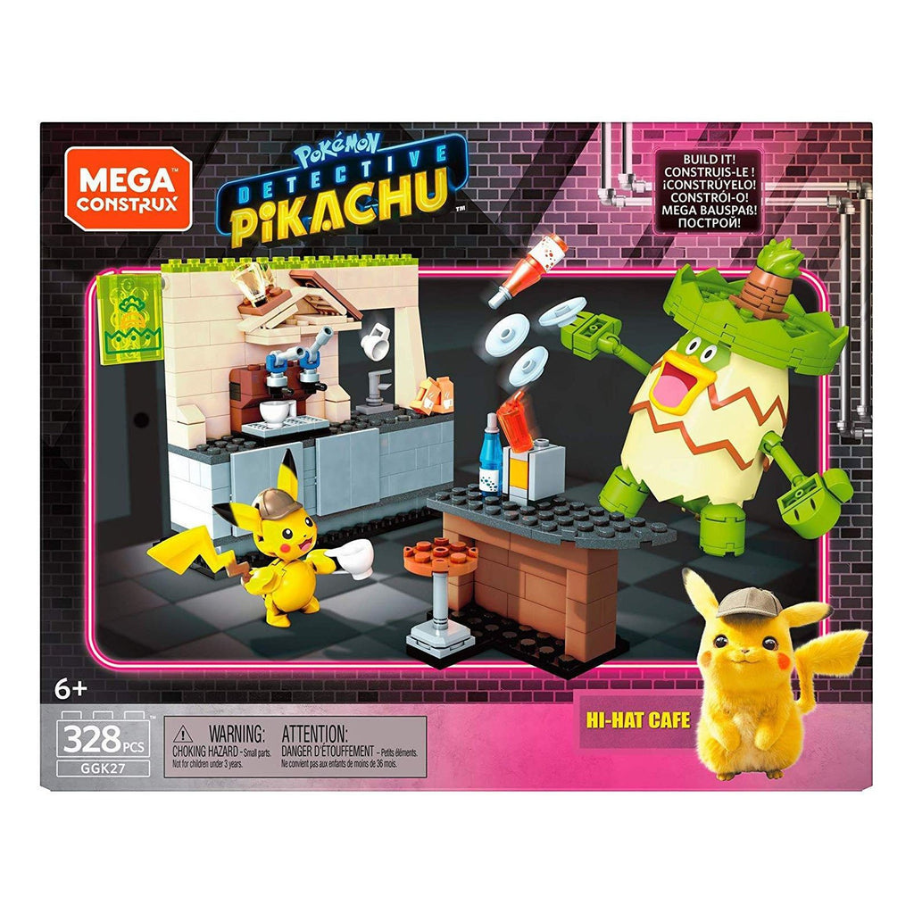 Mega Construx Pokemon Pikachu Hi Hat Cafe Building Set