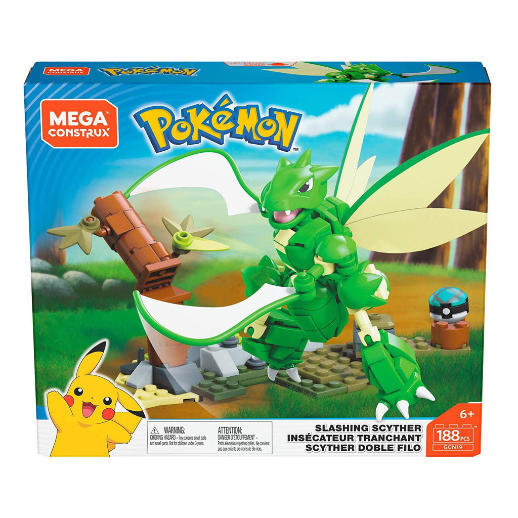 Mega Construx Pokemon Slashing Scyther Building Set