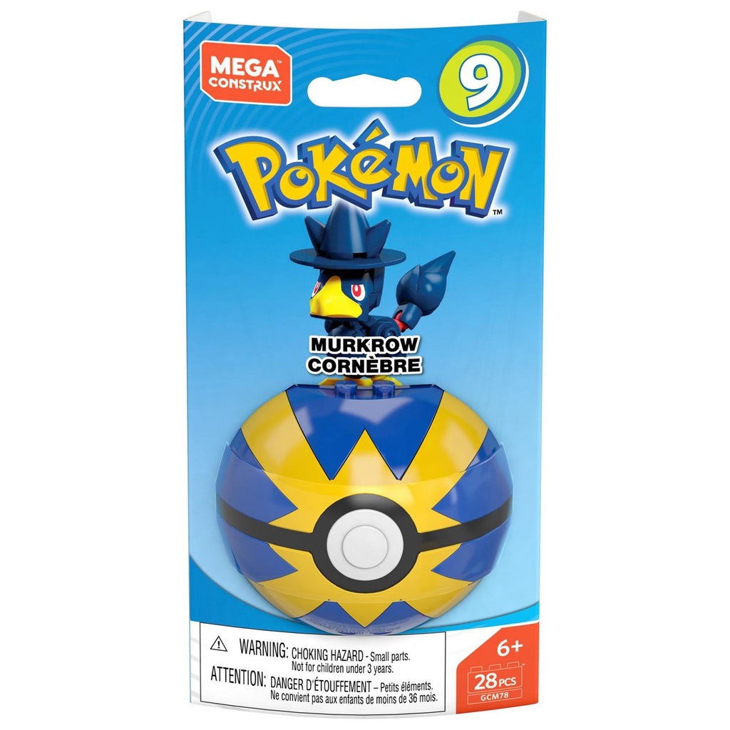 Pokemon Murkrow Poke Ball Building Set