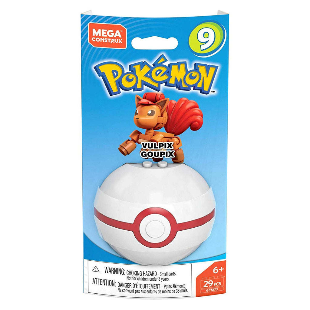 Pokemon Vulpix Poke Ball Building Set