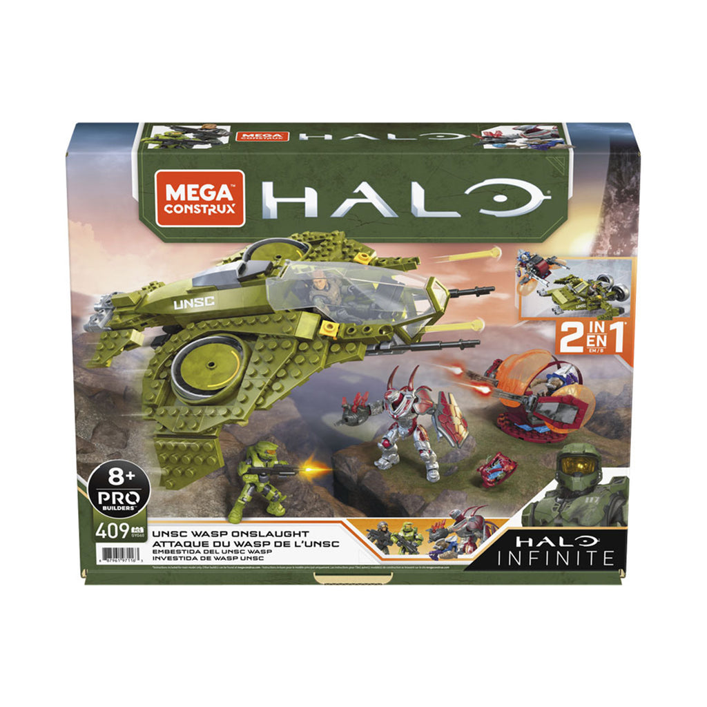 Mega Construx Halo Infinite UNSC Wasp Onslaught Building Set
