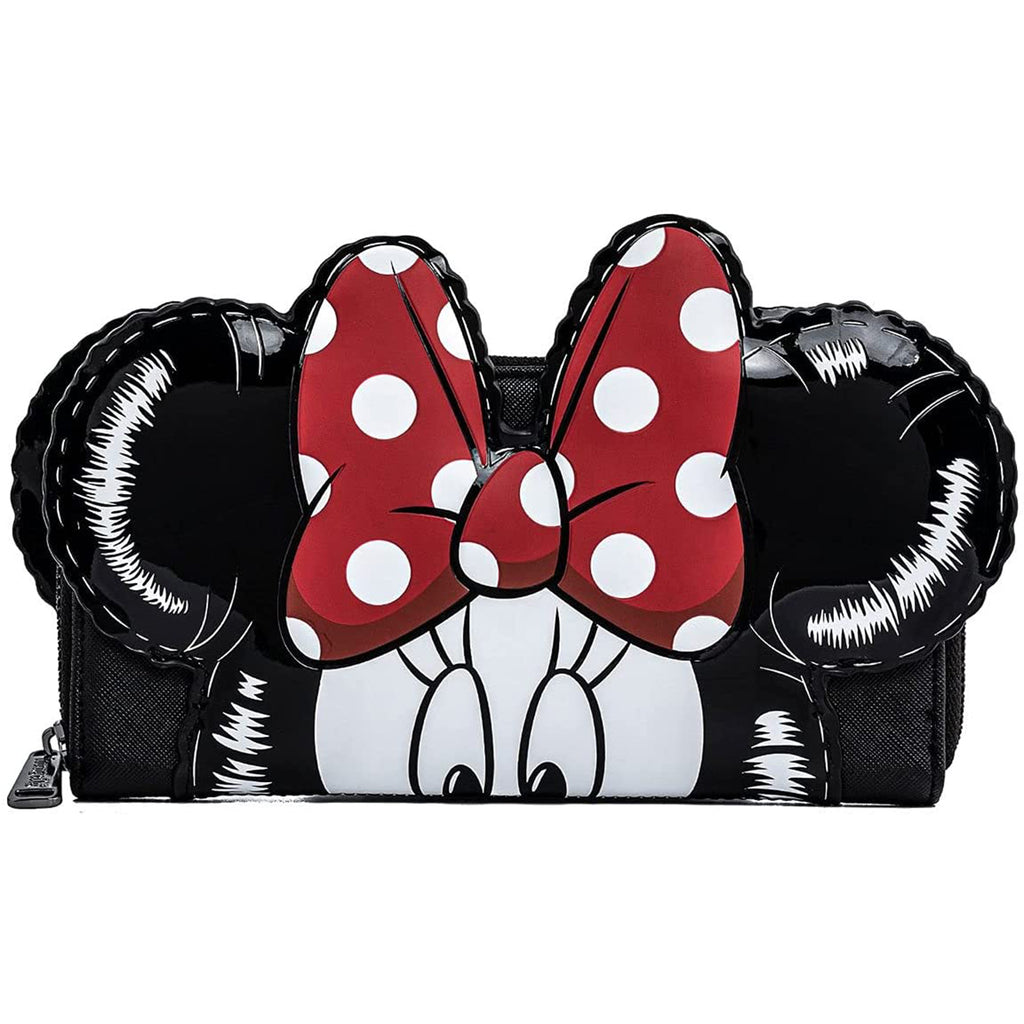 Loungefly Disney Mickey And Minnie Balloons Cosplay Zip Around Wallet