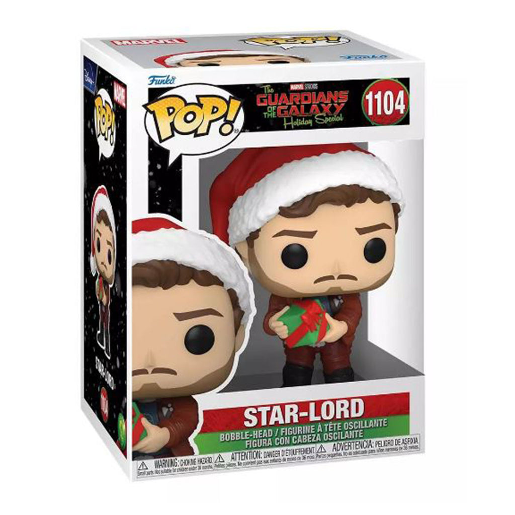 Funko Marvel Guardians Of The Galaxy POP Holiday Special Star Lord Figure