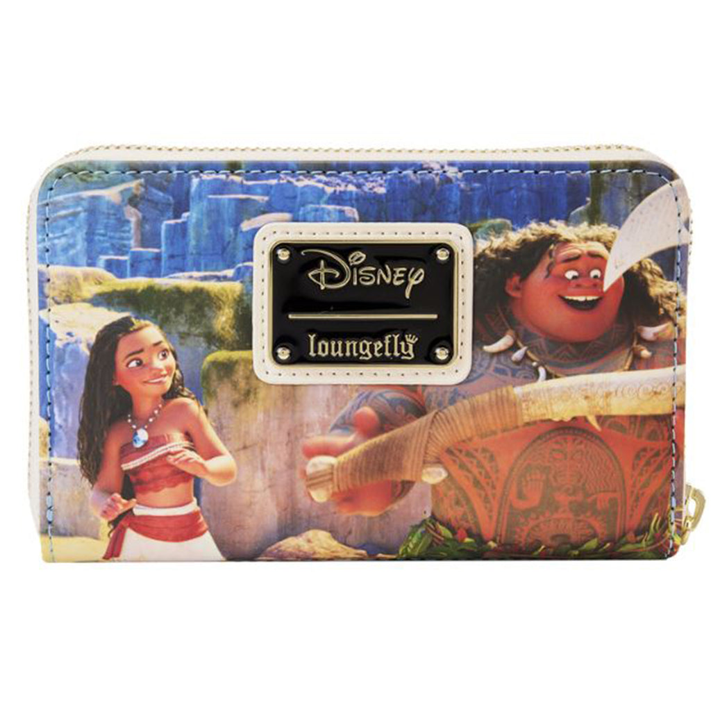 Loungefly Disney Moana Princess Scene Series Zip Around Wallet