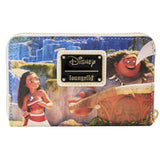 Loungefly Disney Moana Princess Scene Series Zip Around Wallet - Radar Toys