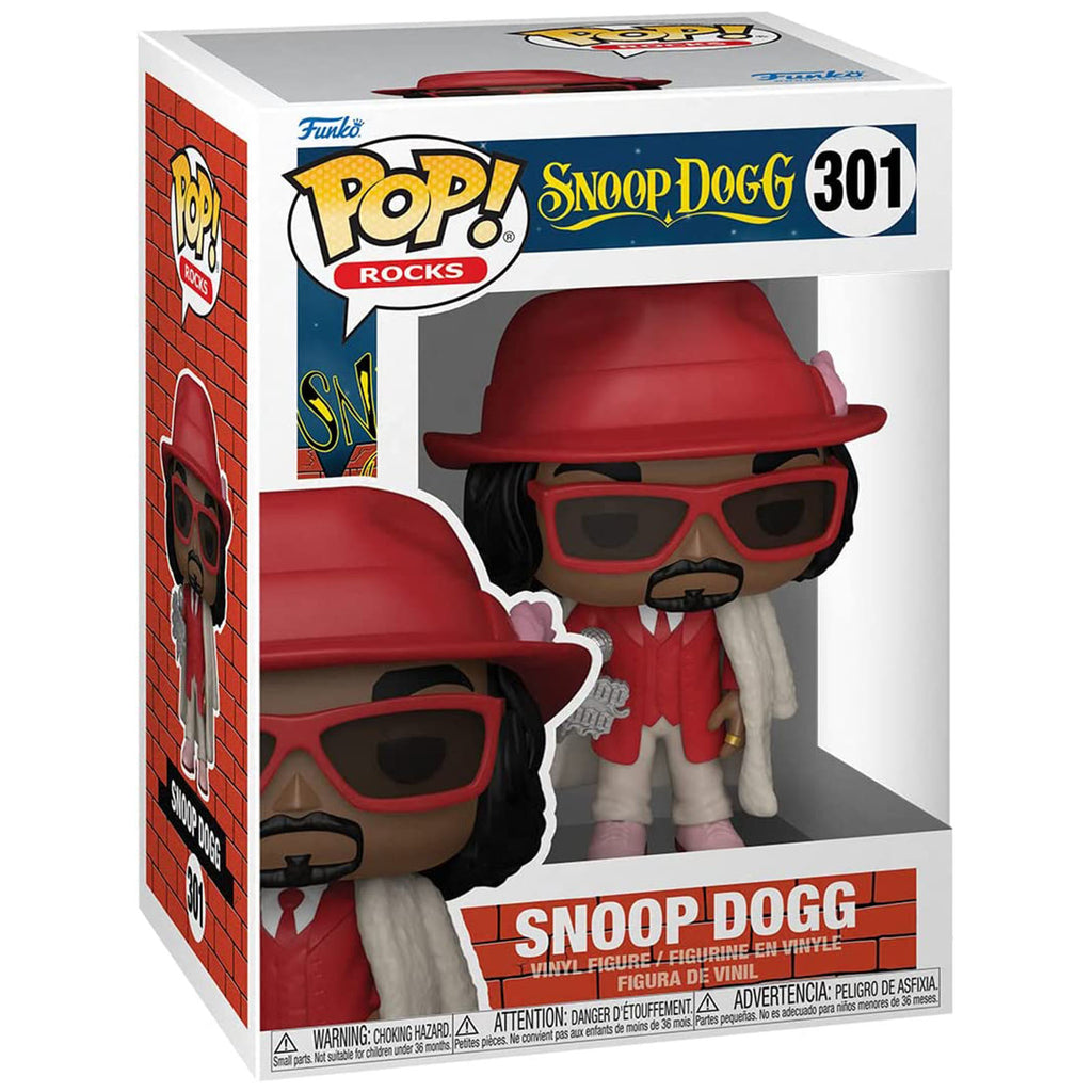 Funko Rocks POP Snoop Dogg With Fur Coat Figure