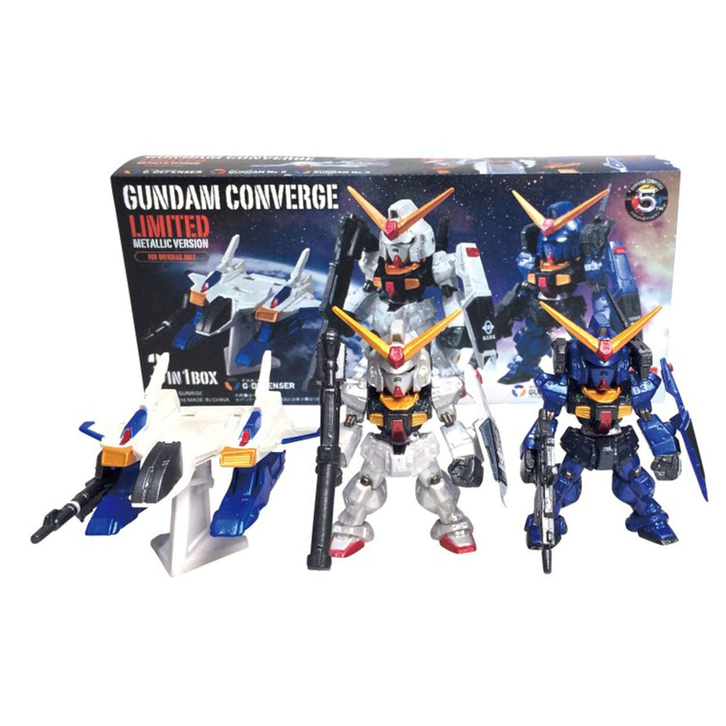 Bandai Gundam Converge Fusion Limited Metallic 3 Figure Set