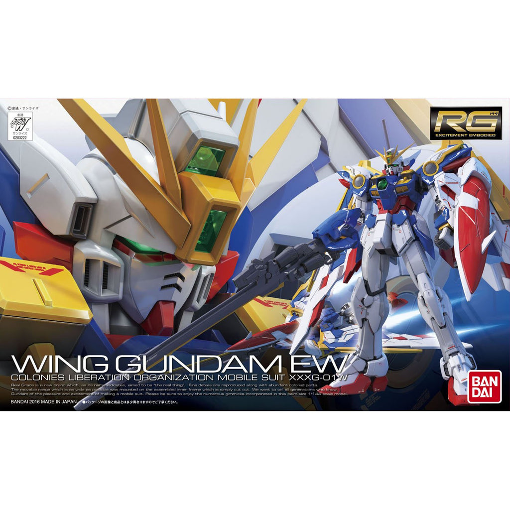 Bandai Gundam RG XXXG-01W Wing Gundam EW Model Kit