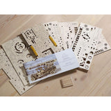 Ugears Mechanical Fire Ladder Model Set - Radar Toys