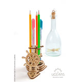 Ugears Mechanical Wheel Organizer Model Set - Radar Toys