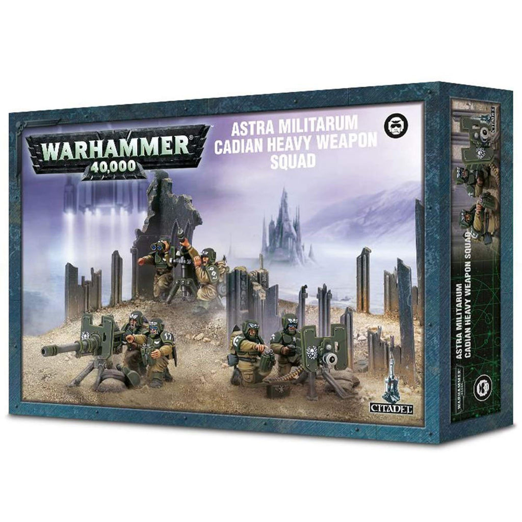 Warhammer 40,000 Citadel Astra Militarum Cadian Heavy Weapon Squad Set