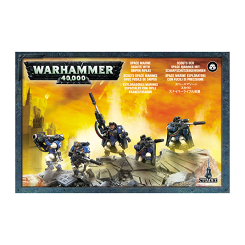 Warhammer 40,000 Citadel Space Marine Scout Squad With Sniper Rifles Set