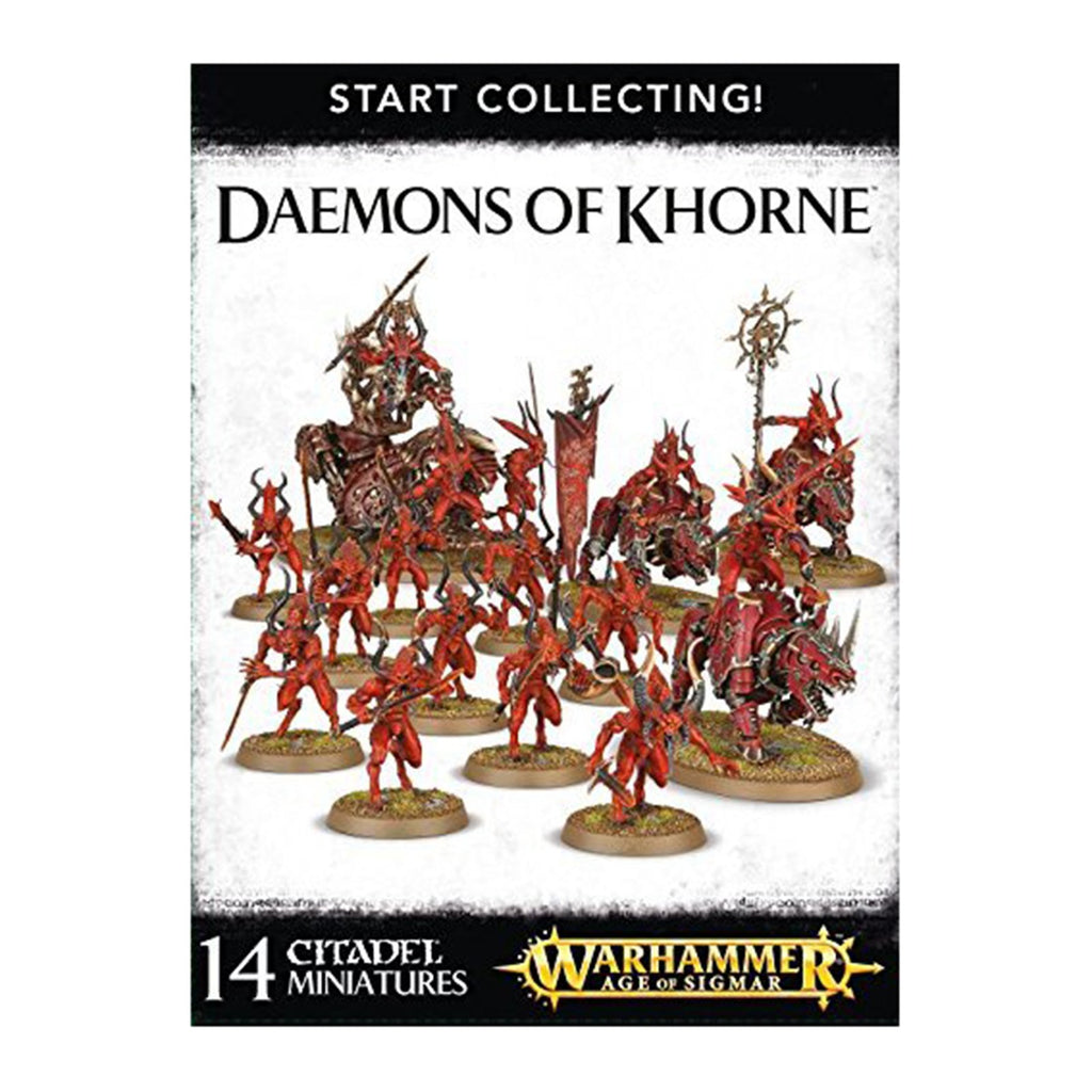 Warhammer Age Of Sigmar Daemons Of Khorne Start Collecting Set