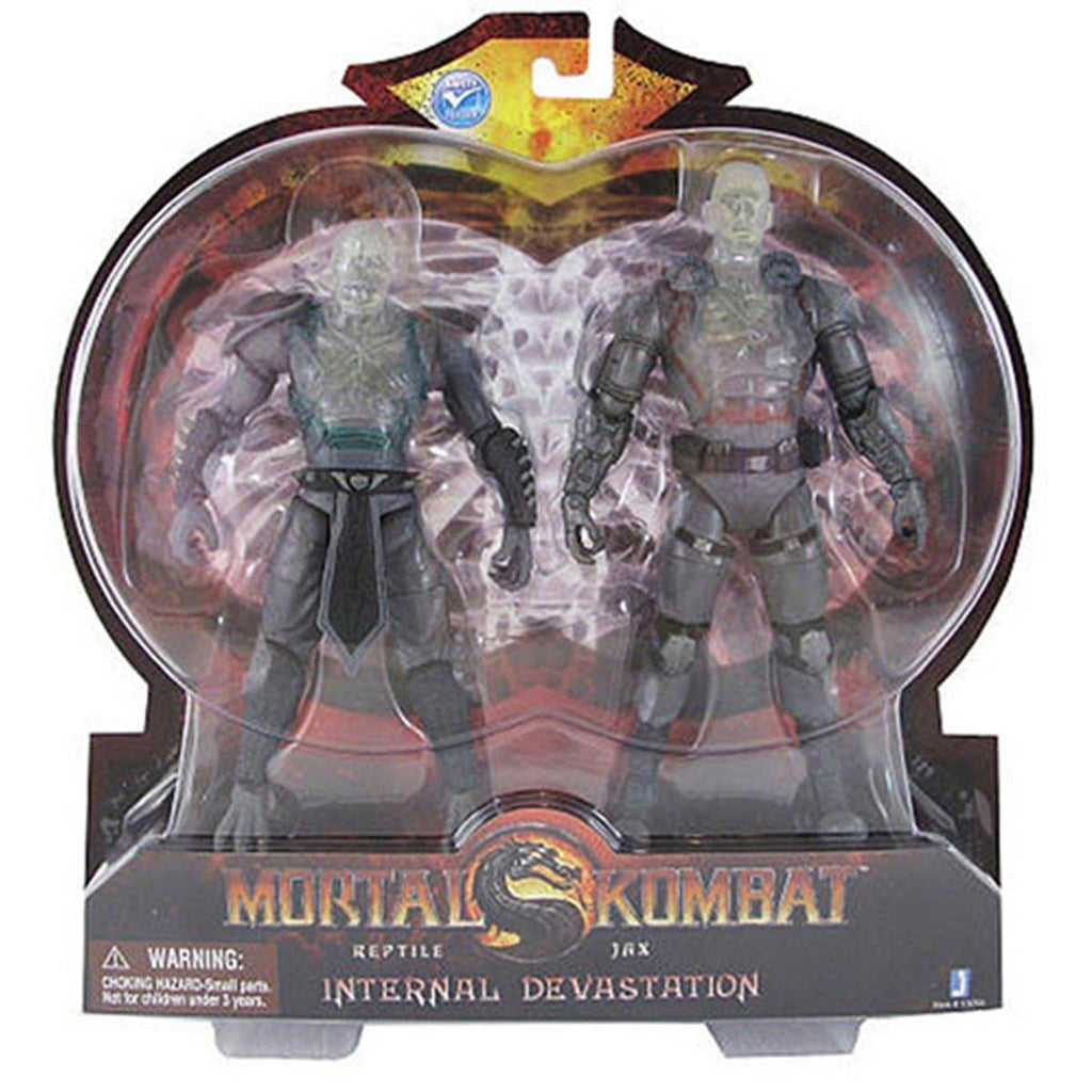 Mortal Kombat Internal Devastation Reptile And Jax Action Figure