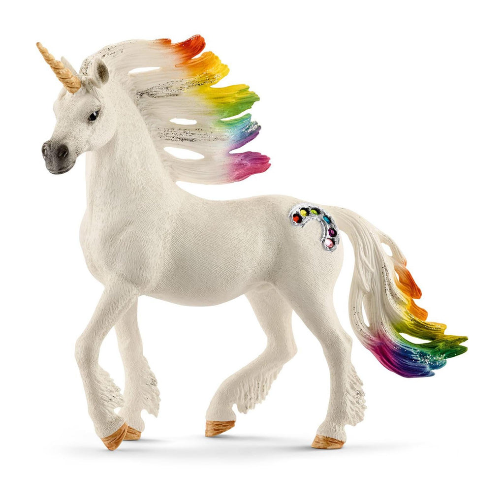 Schleich Rainbow Unicorn Stallion Bayala Fantasy Figure - Radar Toys