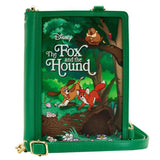 Loungefly Disney Fox And The Hound Classic Book Convertible Crossbody Bag Purse - Radar Toys