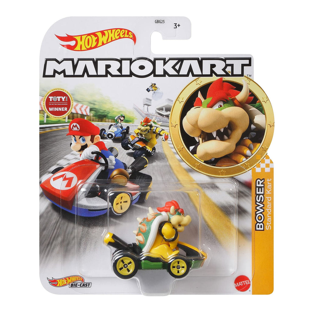Hot Wheels Mario Kart Bowser Standard Kart