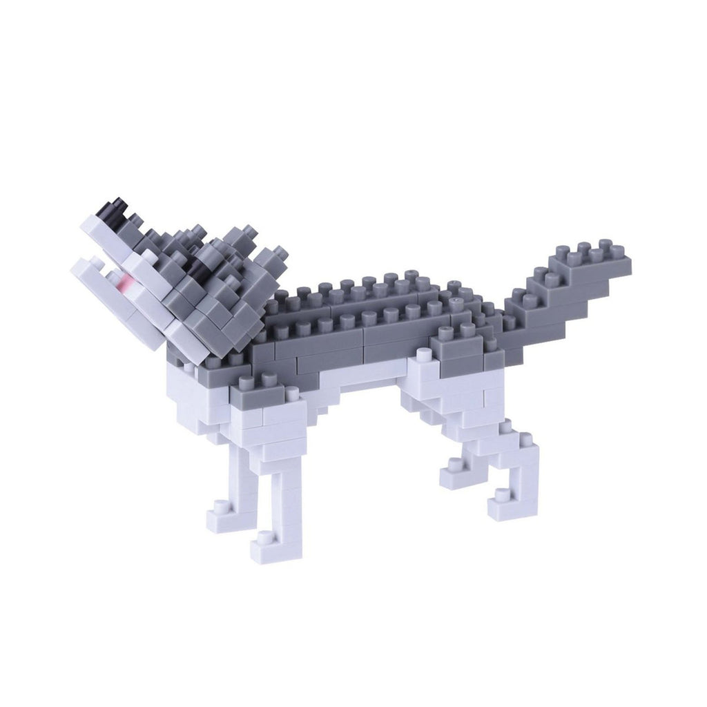 Nanoblock Gray Wolf Building Set