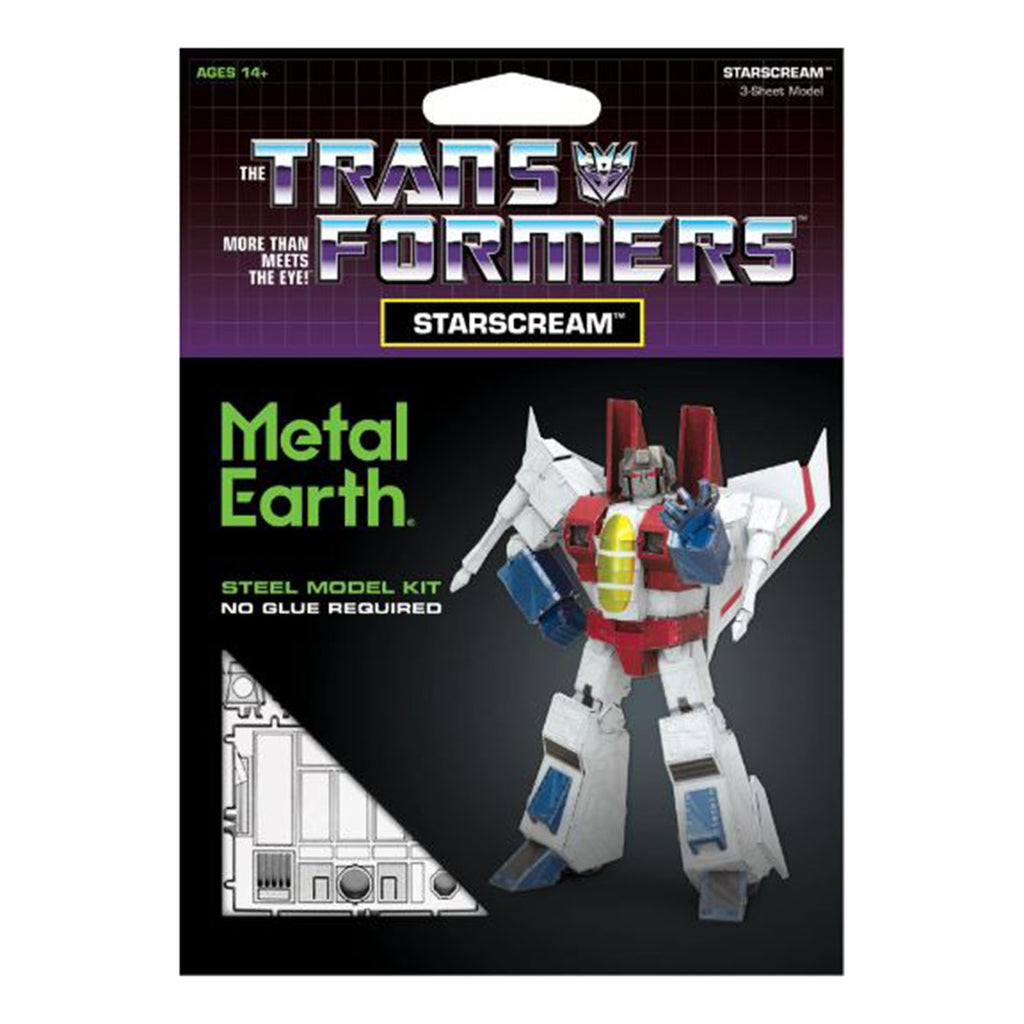 Metal Earth Transformers Starscream Color Model Kit