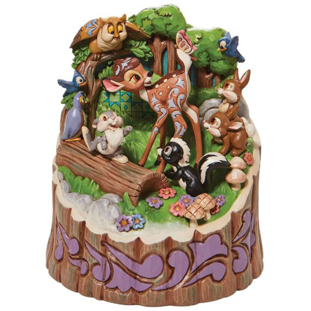 Enesco Disney Traditions Bambi Carved By Heart Figure - Radar Toys