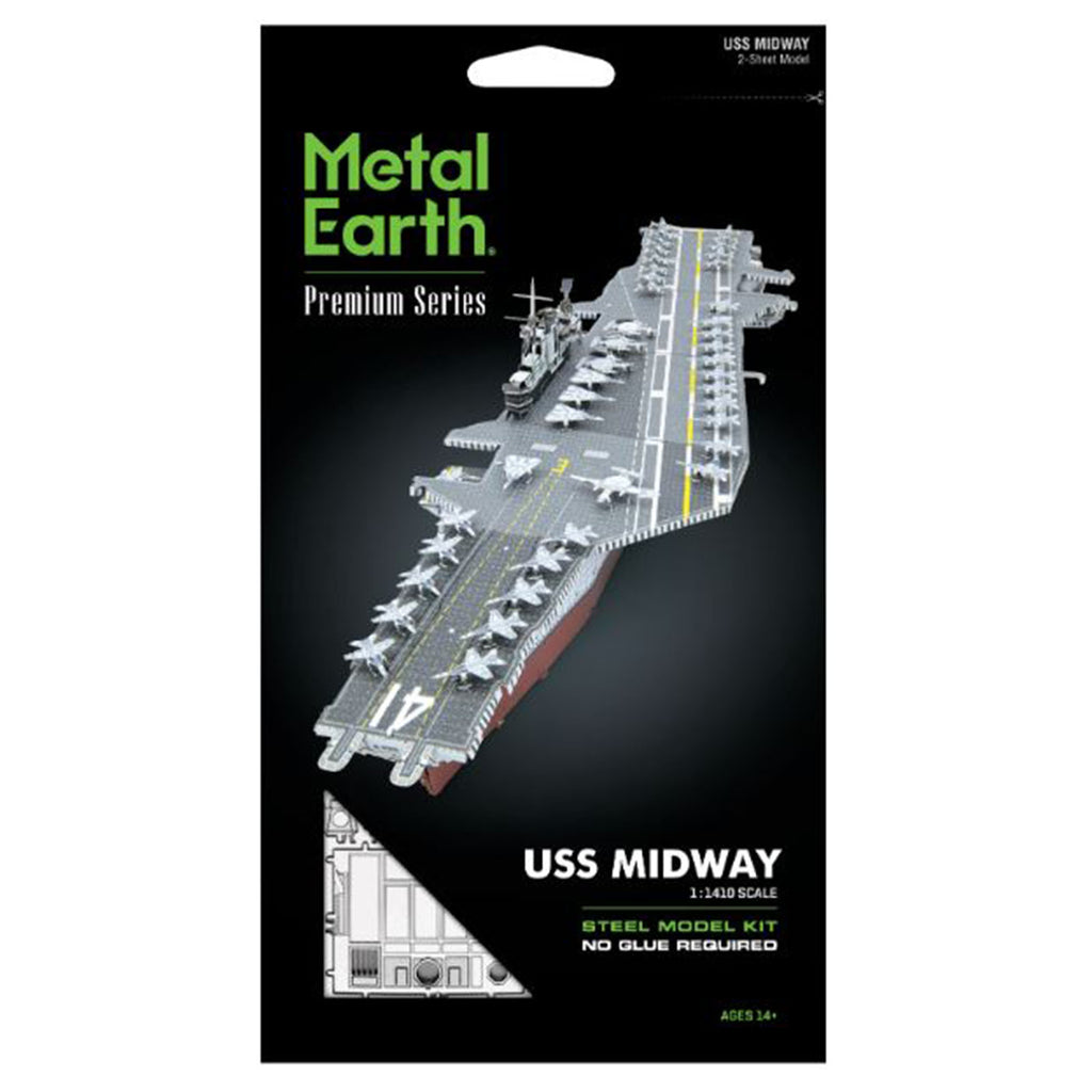 Metal Earth Iconx USS Midway Steel Model Kit