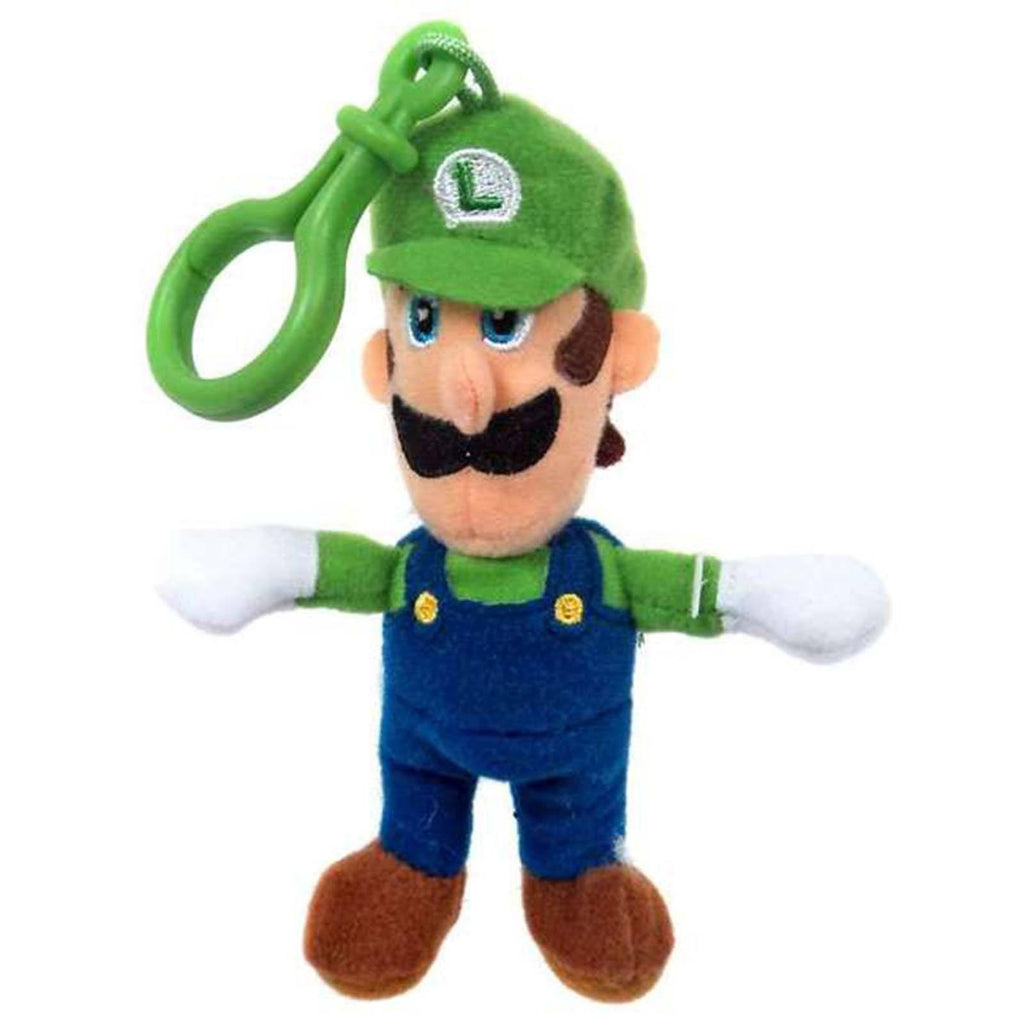 Super Mario World Of Nintendo Luigi Clip On Plush Figure - Radar Toys