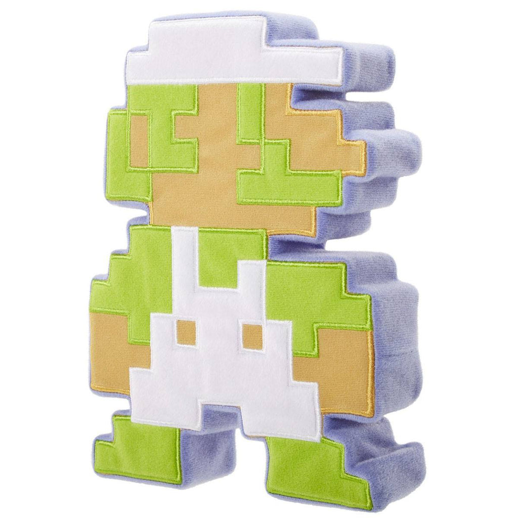 World of Nintendo Super Mario Luigi 8 Bit Plush Figure - Radar Toys