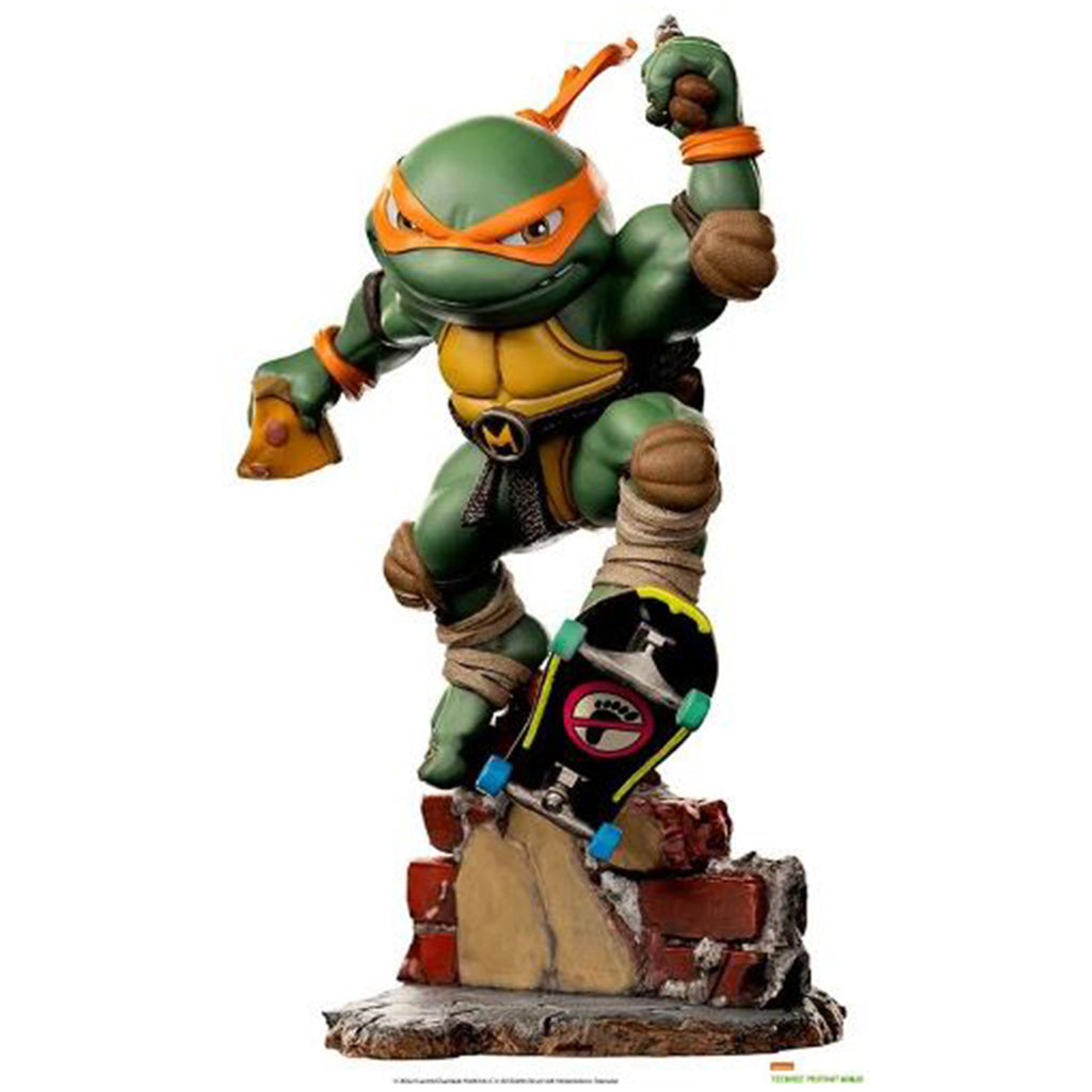 Iron Studios Teenage Mutant Ninja Turtles MiniCo Michelangelo Figure