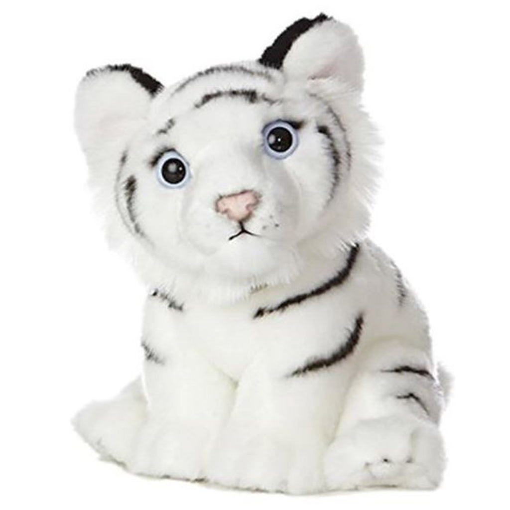 Aurora Miyoni Tots White Tiger Cub 10 Inch Plush Figure - Radar Toys