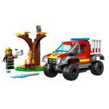 LEGO® City 4x4 Fire Truck Rescue Building Set 60393 - Radar Toys