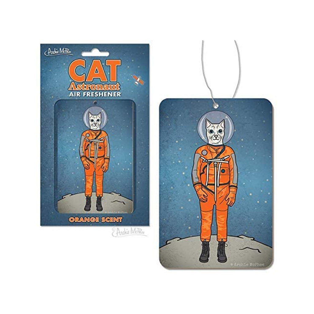 Archie McPhee Cat Astronaut Orange Scented Air Freshener
