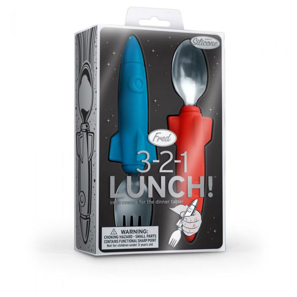FRED 3-2-1 Lunch Rocket Utensils Set