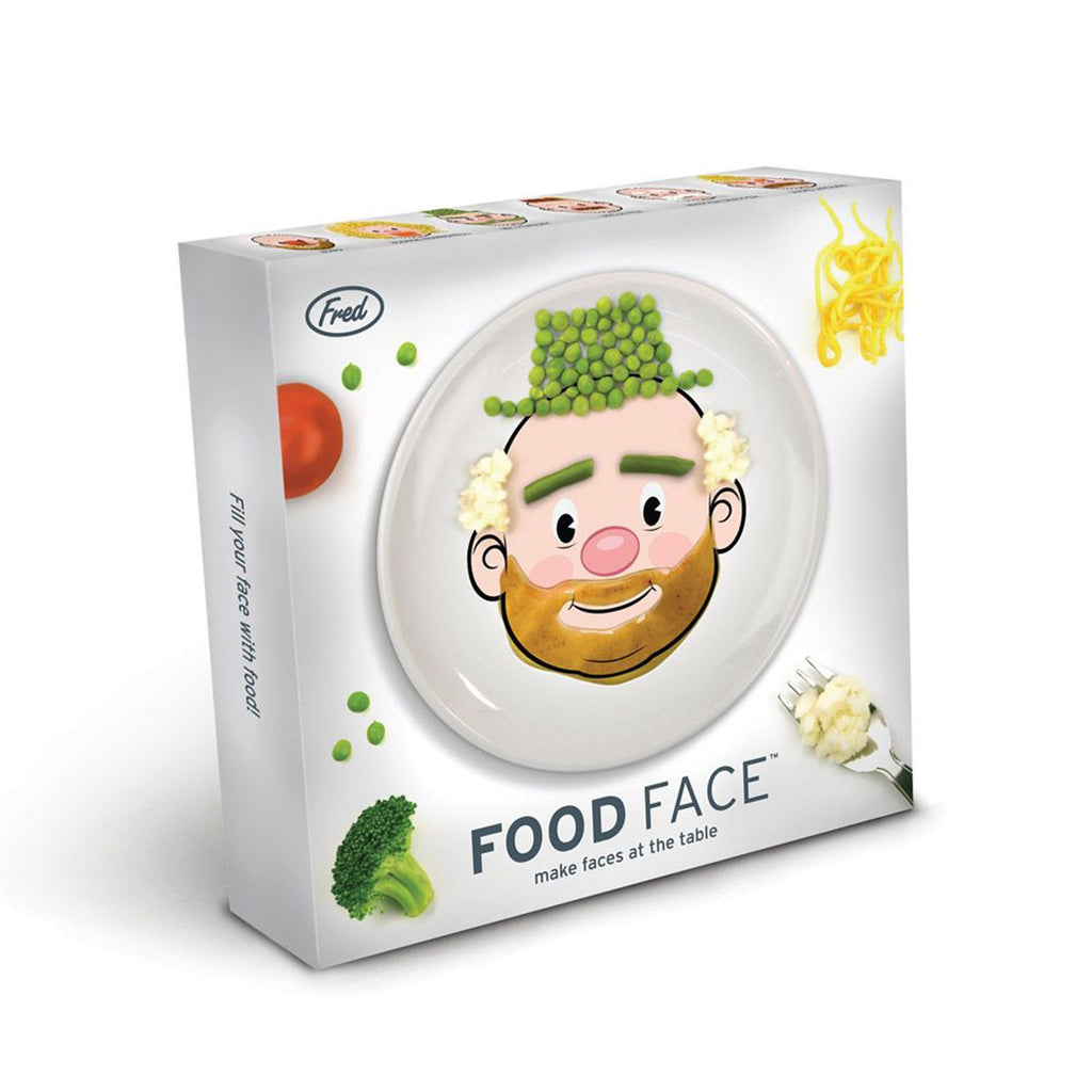 FRED Food Face Ceramic Activity Plate