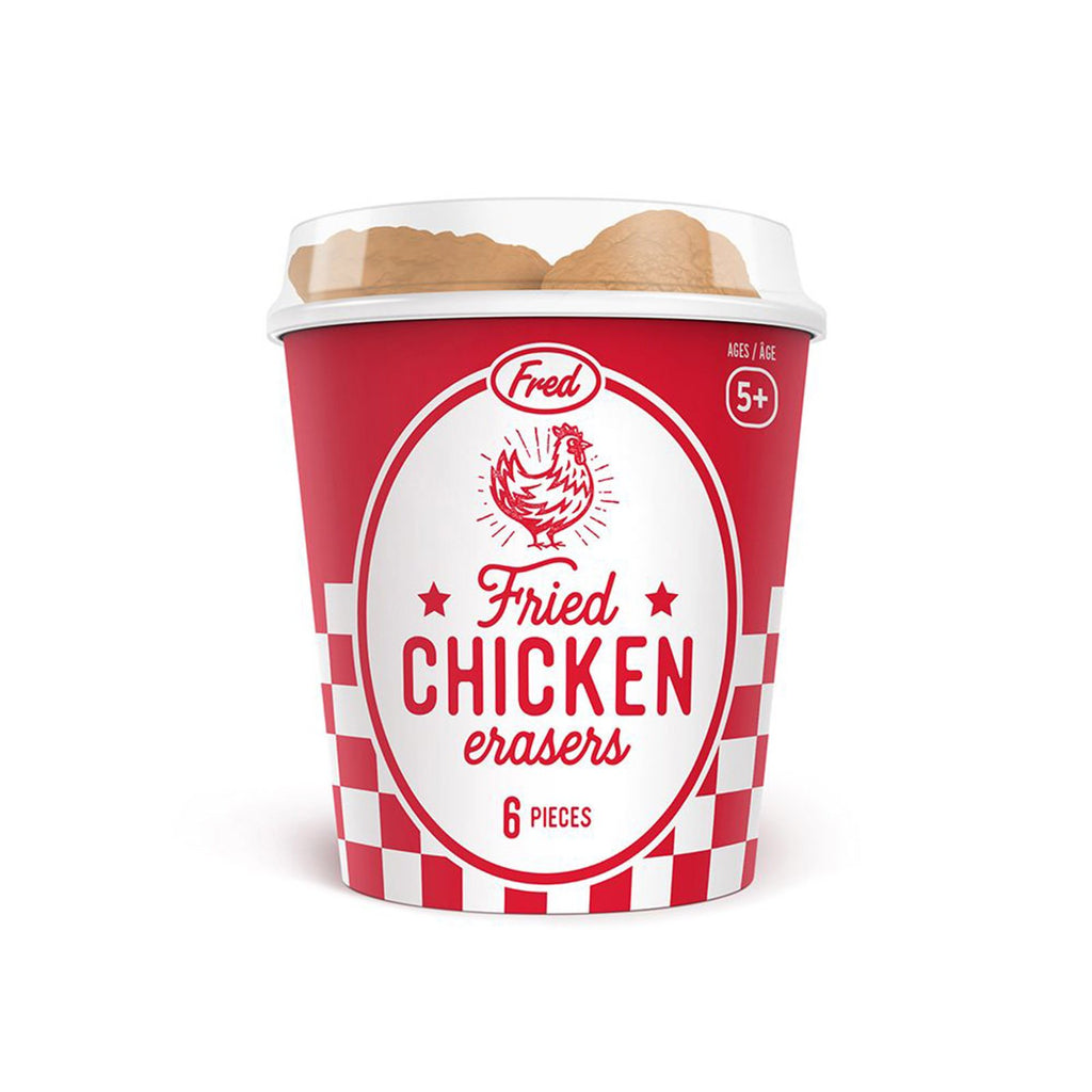 FRED Fried Chicken Erasers 6 Piece Set