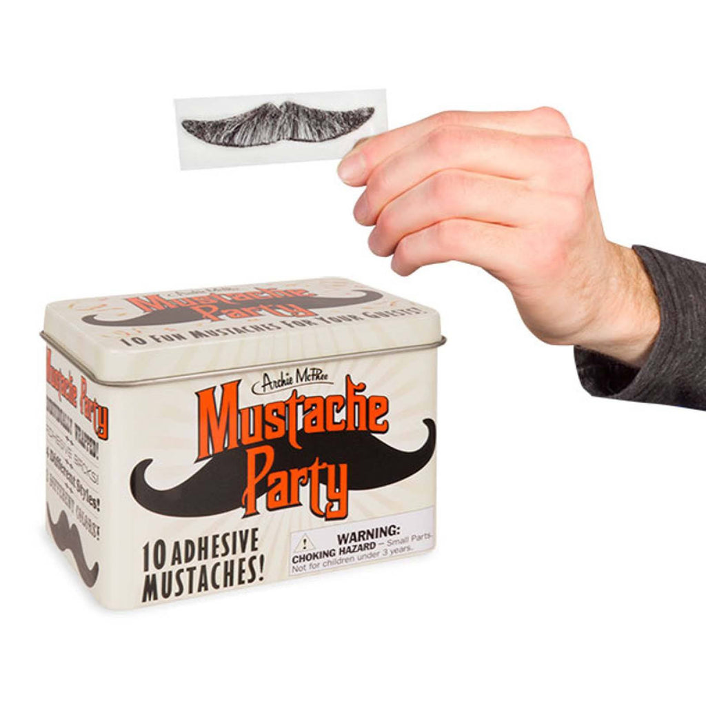 Mustache Party 10 Adhesive Mustaches