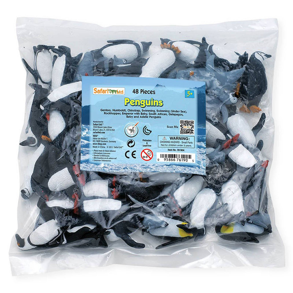 Penguins Bulk Bag Mini Figures Safari Ltd - Radar Toys