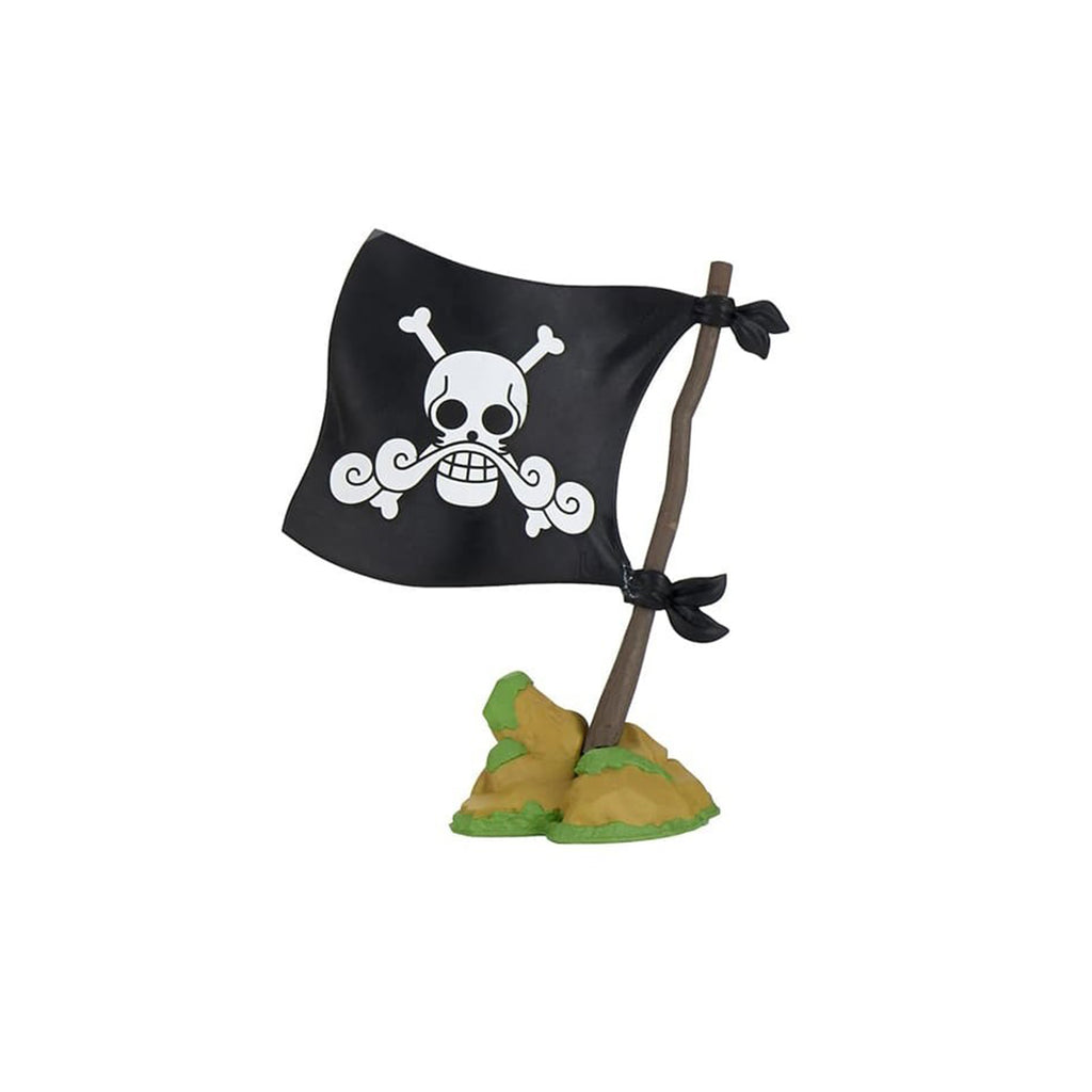 One Piece WCF Wanokuni Kaisouhen 2 Roger Pirates Flag Mini Figure - Radar Toys