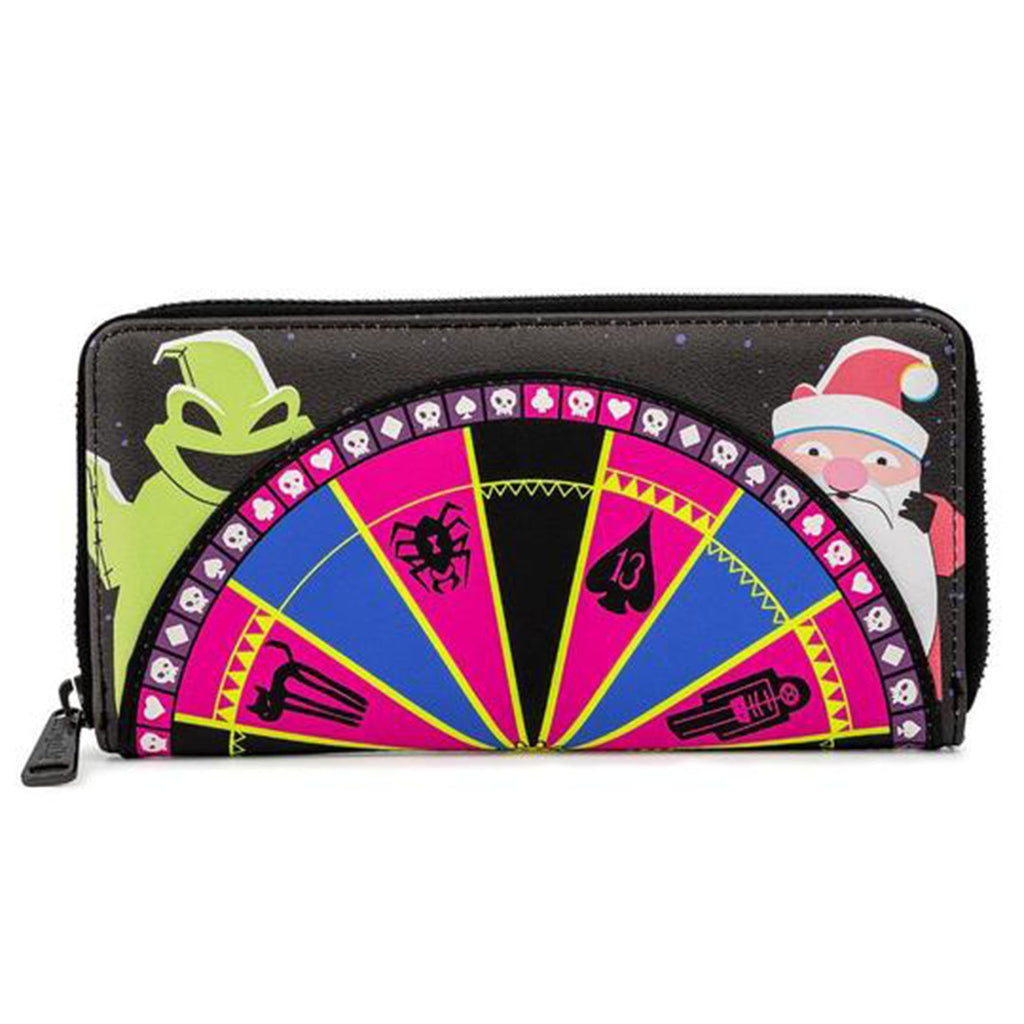 Loungefly Nightmare Before Christmas Oogie Boogie Wheel Zip Around Wallet