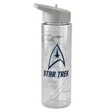 Bioworld Star Trek USS Enterprise NCC-1701 24oz Tritan Water Bottle - Radar Toys