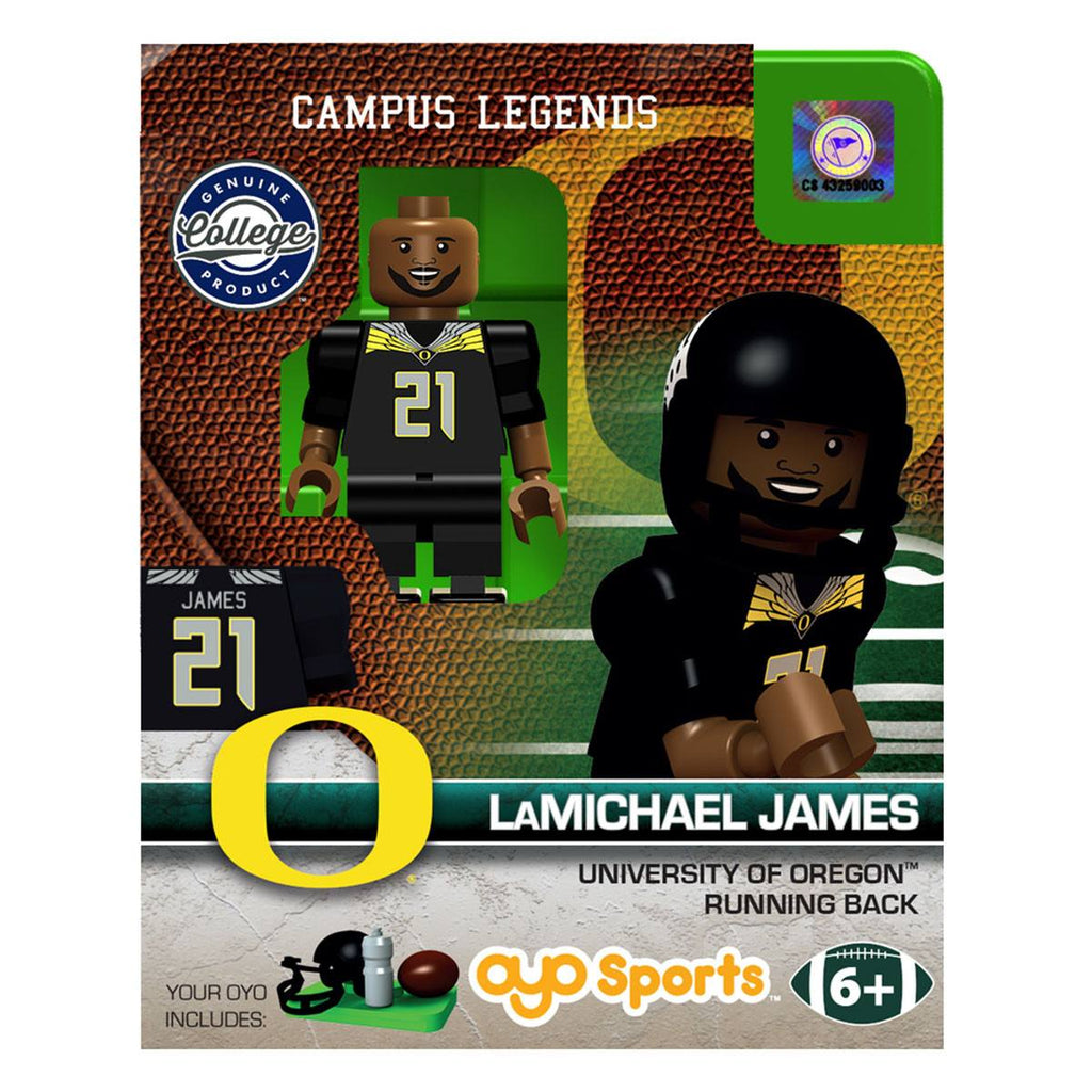 NCAA Oregon Ducks LaMichael James Campus Legends OYO Mini Figure - Radar Toys
