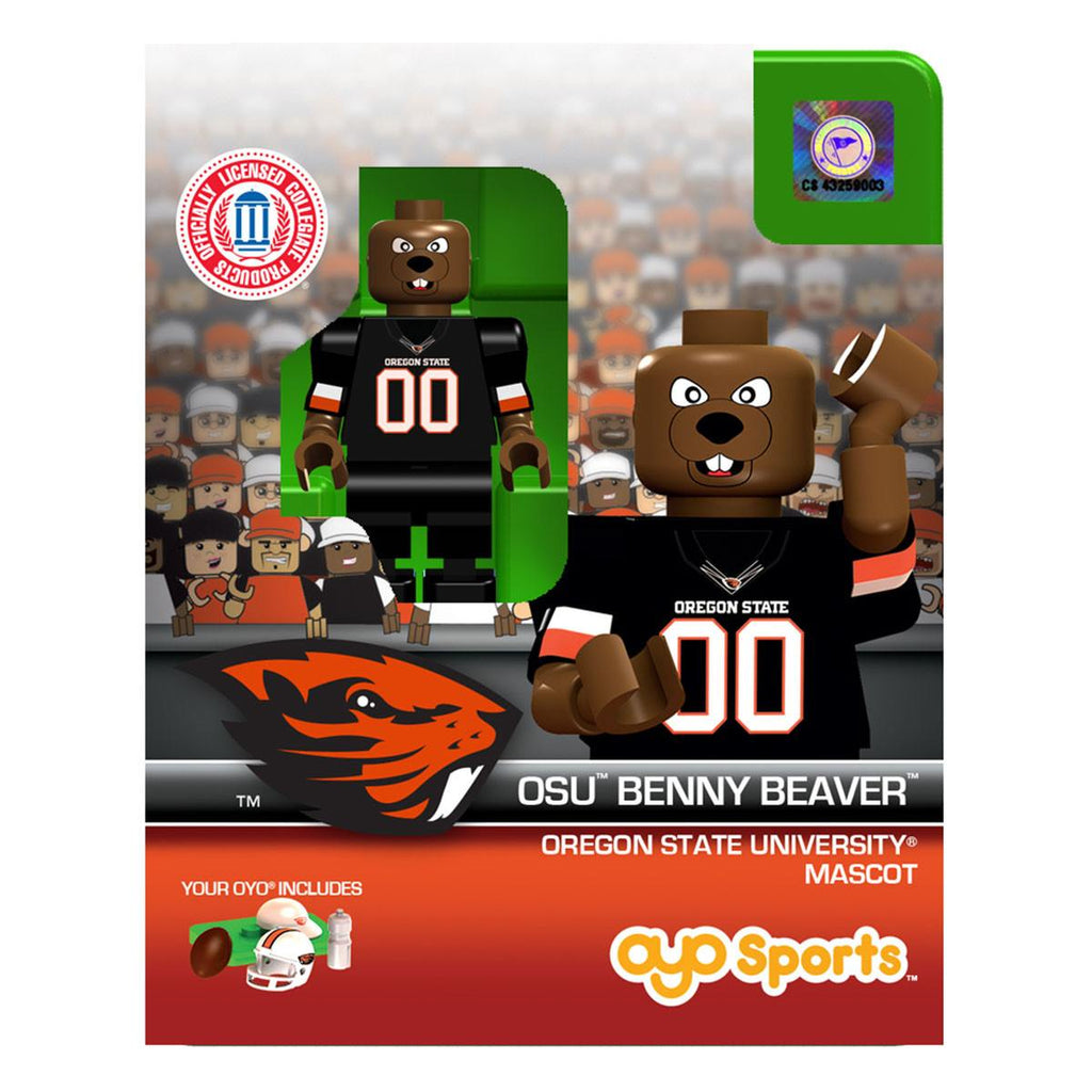 NCAA Oregon State Beavers Mascot Benny OYO Mini Figure - Radar Toys