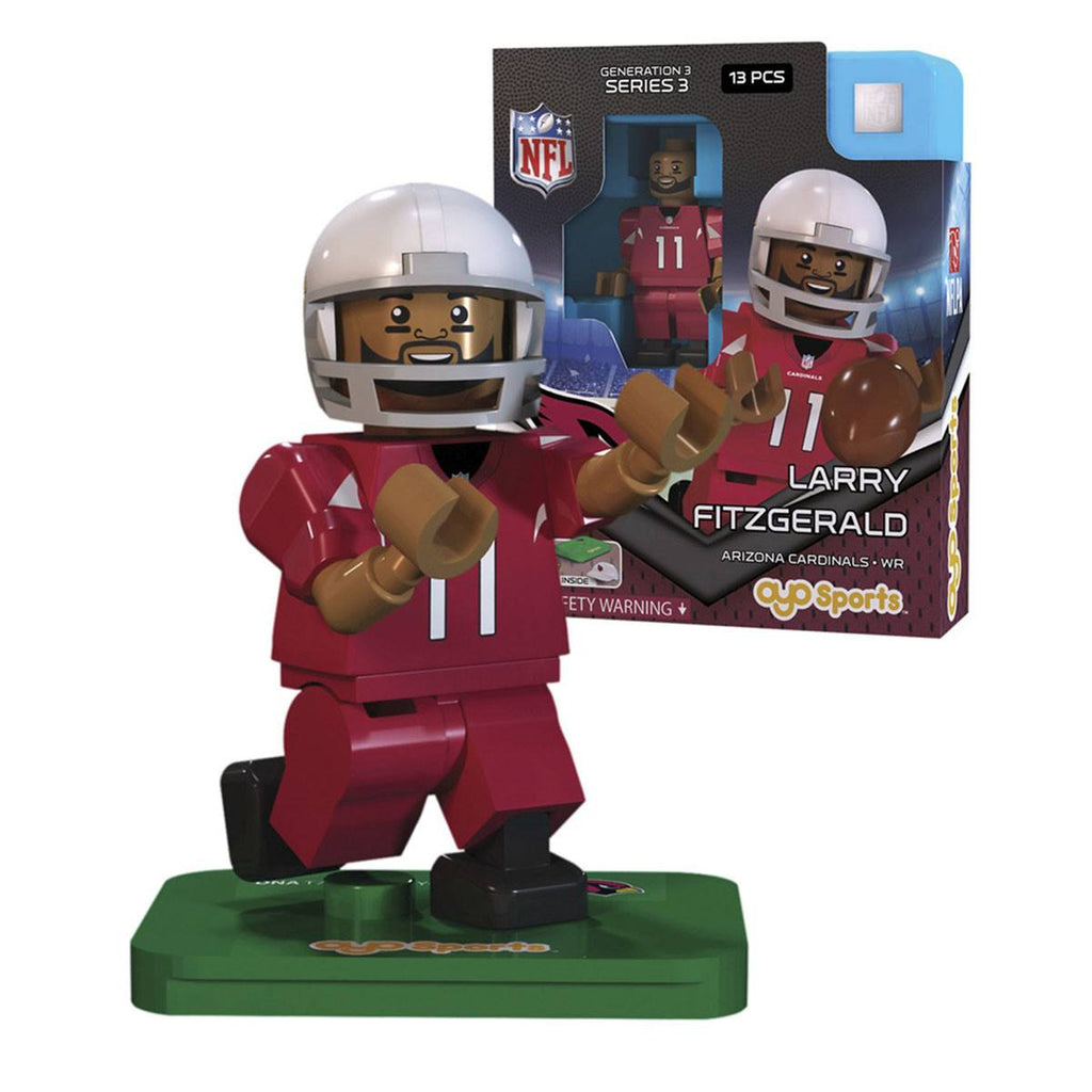 NFL Arizona Cardinals Larry Fitzgerald G3S3 OYO Mini Figure - Radar Toys