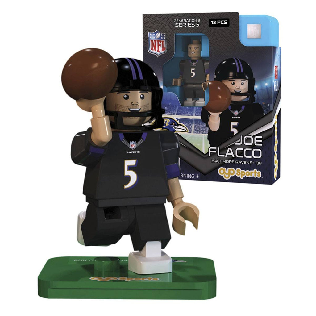 NFL Baltimore Ravens Joe Flacco G3S5 OYO Mini Figure - Radar Toys
