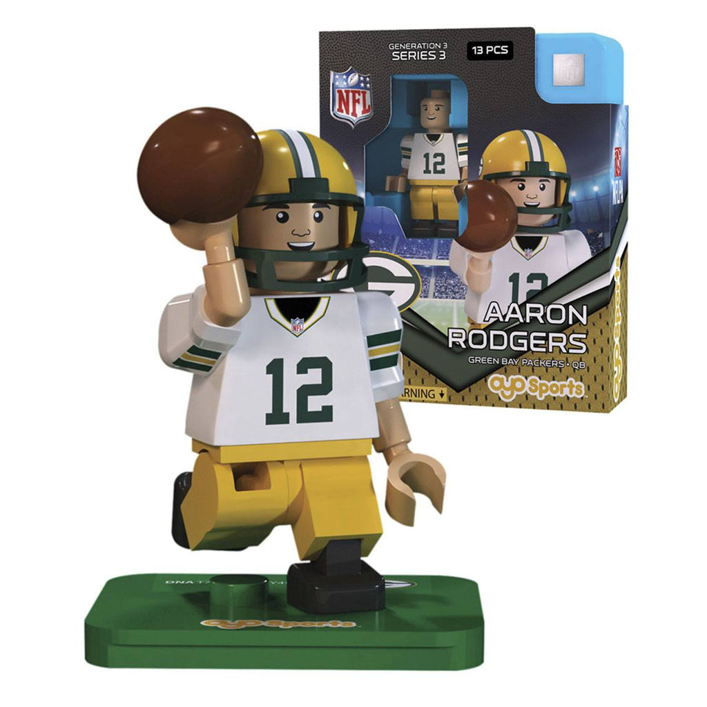 NFL Green Bay Packers Aaron Rodgers G3S3 OYO Mini Figure - Radar Toys